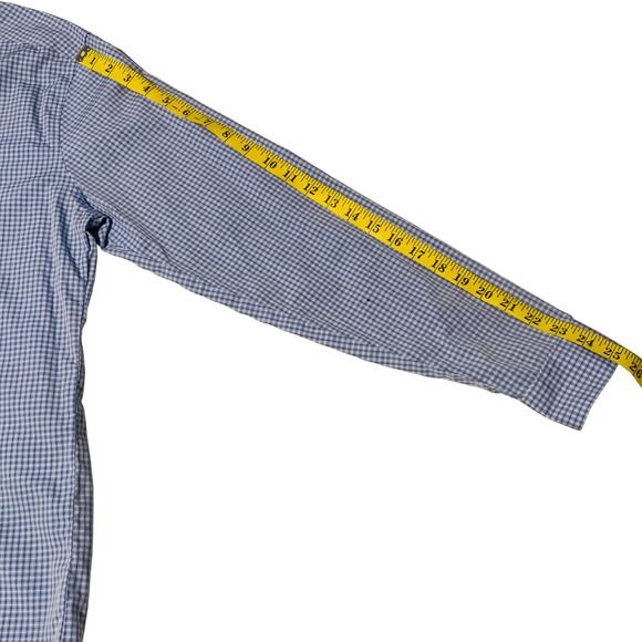 Men's CALVIN KLEIN Shirt Slim Fit 17.5 34/35 Performance Non-Iron Button Down - Picture 6 of 9